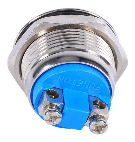 Interruptor De Botón Pulsador 19mm Impermeable Bocina De Met