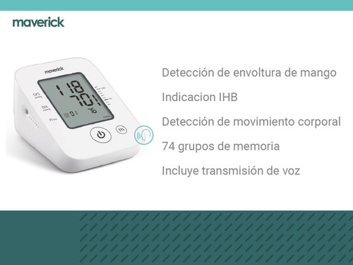 Imagen 4 de 9 de Kit Oxímetro + Tensiómetro Digital Maverick 1 Año Garantía