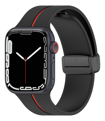 Malla Para Apple Watch All Series 38/40/41mm 23cm Negro Ro