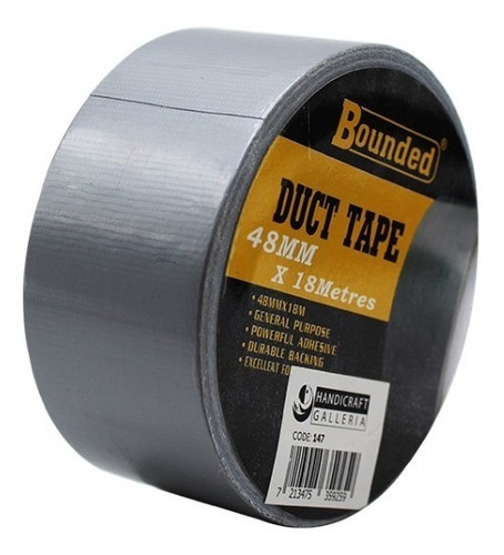 Cinta Adhesiva Duct Tape #7 Multiuso 48mm X 18mt. 4 Rollos