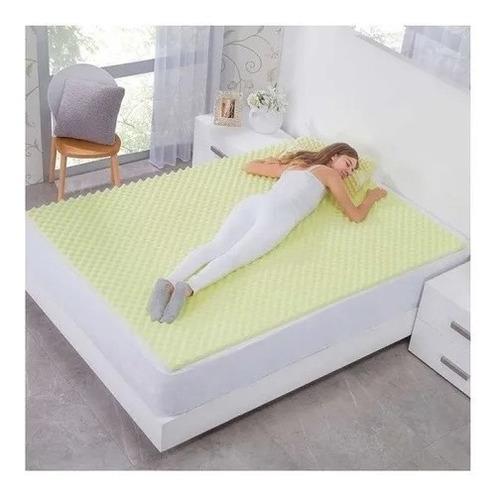 Cubre Colchon Superconfort Cama King Size Amarillo Concord