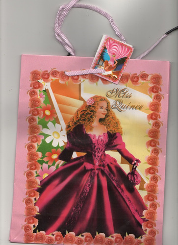 Bolsas De Regalo Con Motivo De 15 Años - Pack 20 Unidades