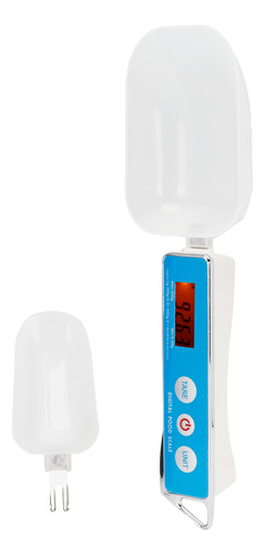 Cuchara Digital Azul Para Alimentos, Con Tapa, Peso Total, P