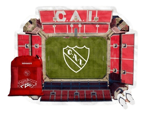 Toallón Secado Rápido Fútbol Licencia Oficial Boca River