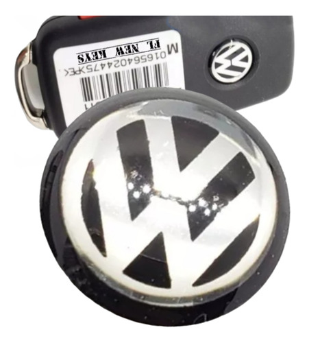 Emblema Para Llave Volkswagen 11 Mm Engomado Jetta Beetle 
