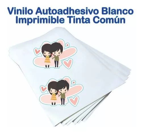 WPPP50-21, Vinilo Autoadhesivo Blanco Brillante Imprimible con Tinta INKJET  Común – Moritzu