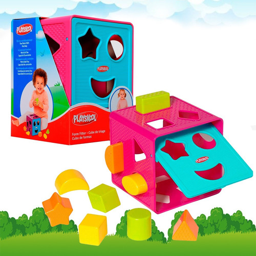 Playskool Cubo Formas Geometricas Juego Didactico Para Bebe