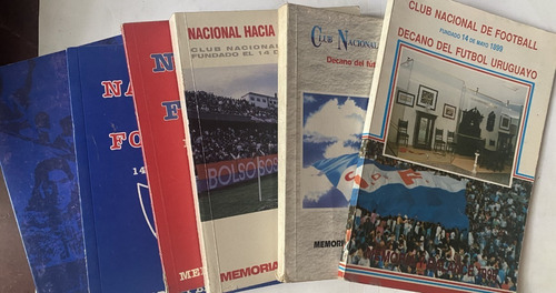 Memoria Y Balance Lote De 6 Club Nacional De Fútbol Cl04