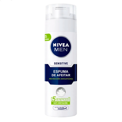 Imagen 2 de 6 de Nivea Espuma De Afeitar Sensitive Piel Sensible Mejor Precio