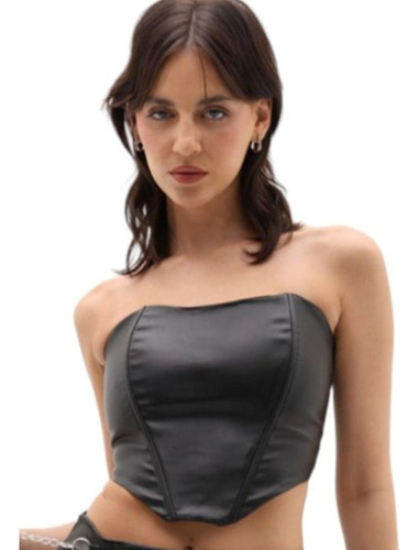 Top Corset Engomado Carden Mujer Naif.