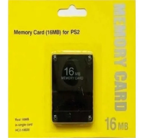 Cartão De Memória 16mb Para Playstation 2 - Memory Card Ps2