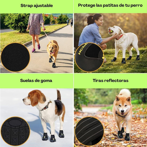 Para Zapatos For Perro Antideslizantes 4 Botas For Perros