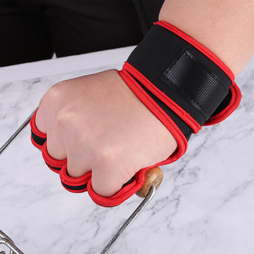 1 Par De Guantes Finos Protectores Unisex Para Medio Dedo