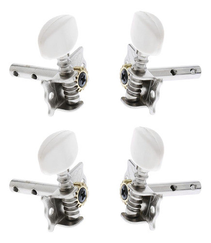 Clavijas De Afinación De Guitarra De 4 Piezas, Cabezales De