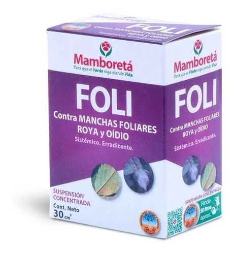 Mamboretá Foli 30cc / Controla Oídio - Manchas Foliares