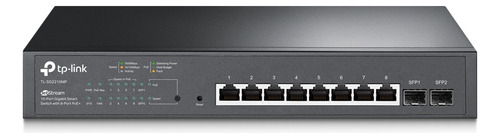 Switch Poe Gigabit 8 Portas Smart Jetstream Tplink 2 X Sfp