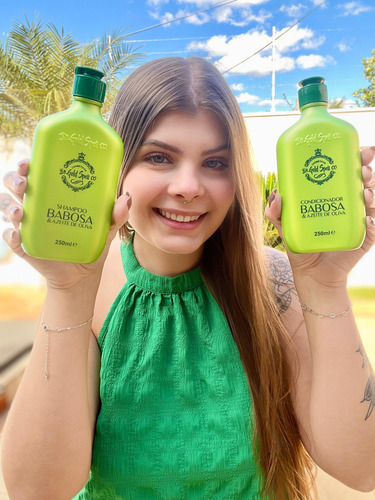 Shampoo E Condicionador De Babosa E Azeite Nutrição Original