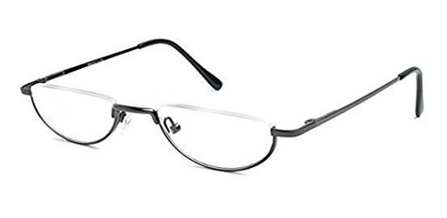 Los Lynwood Unisex Half Moon Medio Marco Gafas De Lectura, L