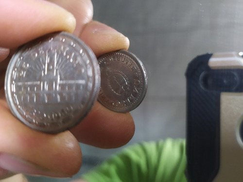 Moneda 1 Peso 1960 Conmemorativa Reverso Casi Medalla Argent