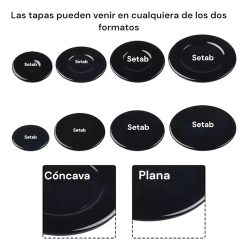 Juego Quemadores Parrilla Empotrable Sabaf 5 Piezas Con Tapa