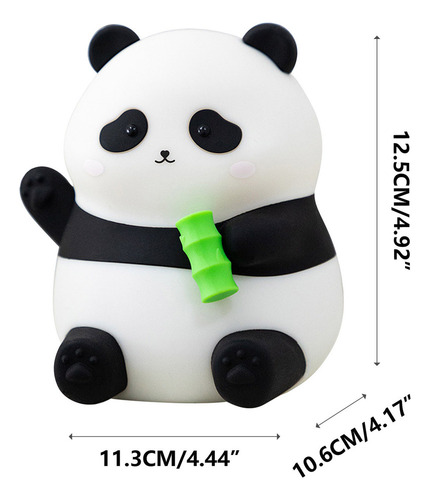 Y Lámpara De Gel De Sílice Cute Pandas Night Light Pat