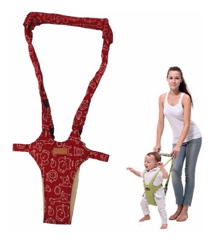 Asistente Caminador Cargador Arnés De Cintura Para Bebe Rojo