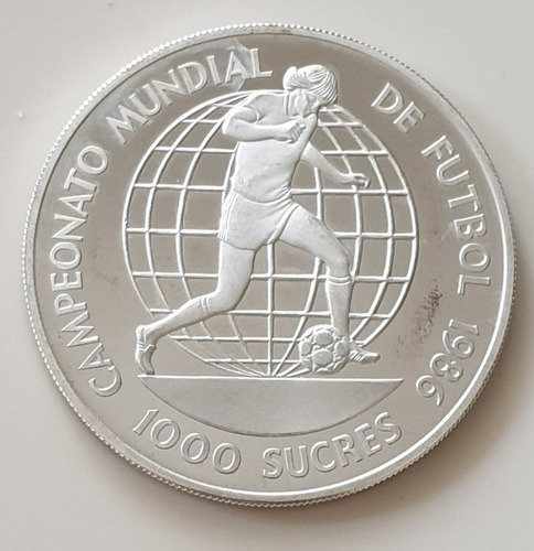  Ecuador 1000 Sucres Campeonato Mundial De Fútbol 1986