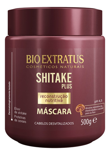 Máscara Shitake Plus 500g Bio Extratus