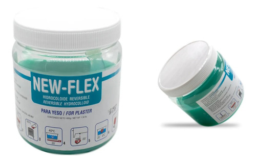New Flex Hidrocoloide Reversible Yeso Verde 600gr