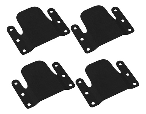 Conector De Sofá Seccional De 4 Piezas, Accesorios De Negro