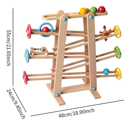 Juego Educativo De Montaña Rusa Rápida Para Niños Para El