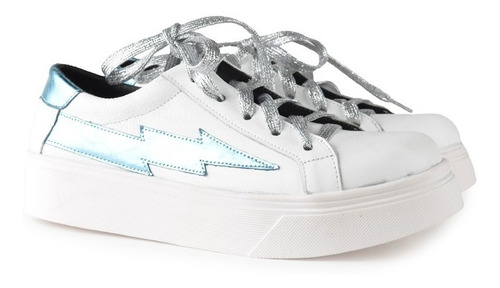 Imagen 2 de 2 de Zapatillas De Mujer De Cuero Vacuno Carson - Ferraro