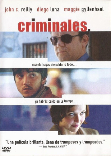 Criminales - Diego Luna - Dvd - Original!!!