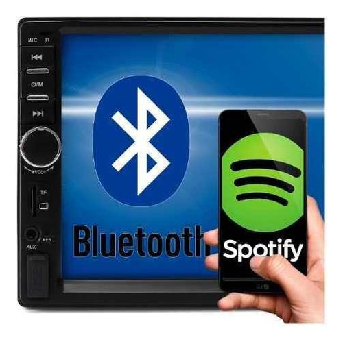 Imagem 3 de 7 de Central Multimídia Universal 2 Din Automotivo Mp5 Bluetooth