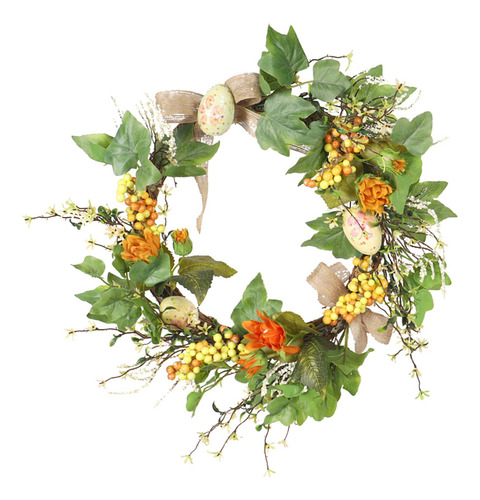 Decoración De La Decoración Del Lazo De De Pascua Colgante