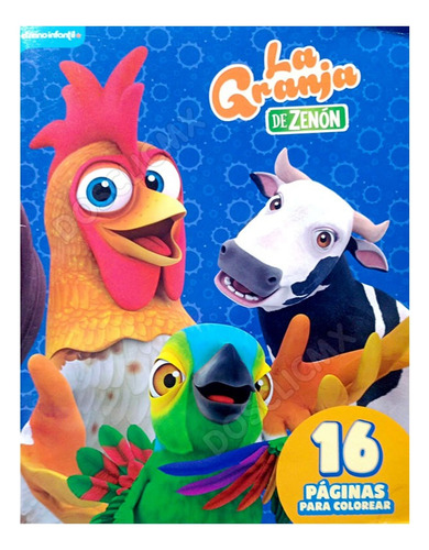 15 Libros Colorear Infantil Carta Granja De Zenom 16 Pag