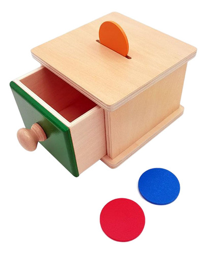 Caja De Madera Montessori Para Niños, Juguete De Enseñanza
