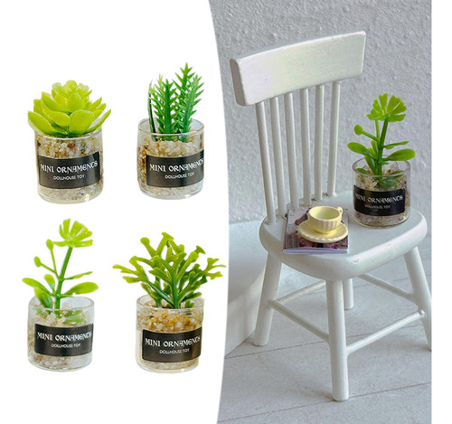 1/12 Casa De Muñecas Miniatura Plantas Ornamento Estilo B