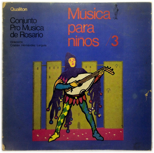 Vinilo Musica Para Niños 3 Lp Conjunto Pro Musica De Rosario