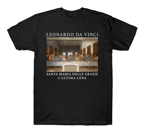 Playera Nueva Pintura Leonardo Da Vinci La Ultima Cena Retro