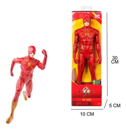 Dc Figura De Acción Articulada The Flash De 30 Cm
