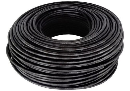 Cable Utp Exterior Cat5e Doble Vaina Rollo 100 Mts