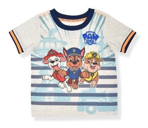 Camiseta Camisa Niño Paw Patrol Patrulla De Cachorros Import