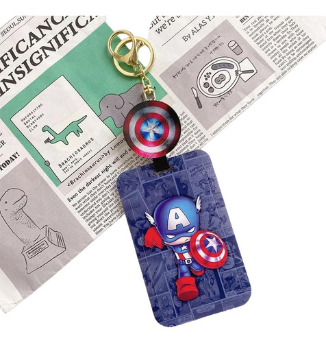 Porta Carnet Yoyo Porta Documentos Acrílico Capitán América