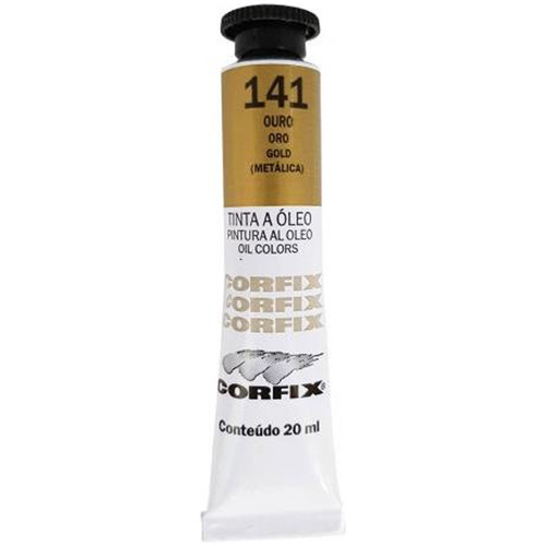 Tinta A Oleo Metalica Ouro 141 (20ml) Un