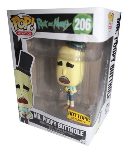 Funko Pop Coleccion 206 Mr Poopy Butthole Rick And Morty Hot