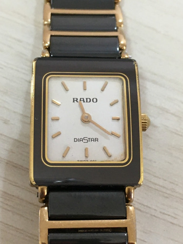 Relógio Rado Diastar Aço E Cerâmica Feminino 12x Sem Juros!