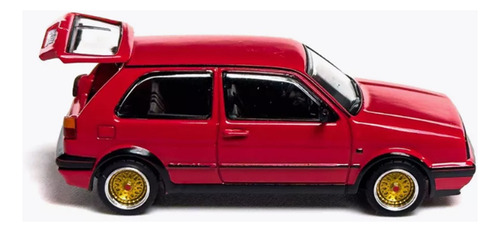 Xcartoys Golf Gti Mk2 Vw Escala 1/64 1:64 Auto Coleccionable Rojo