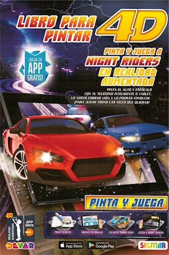 Coleccion Super Carreras-night Riders 4d - Colorear - #l