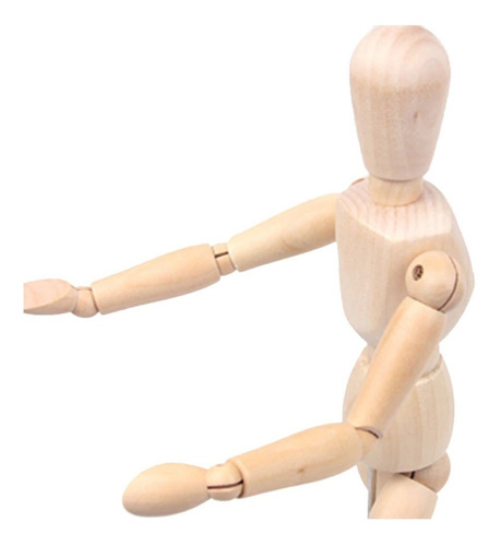 Maniquí Articulado De Madera Para Dibujo-figura Humana 40cm